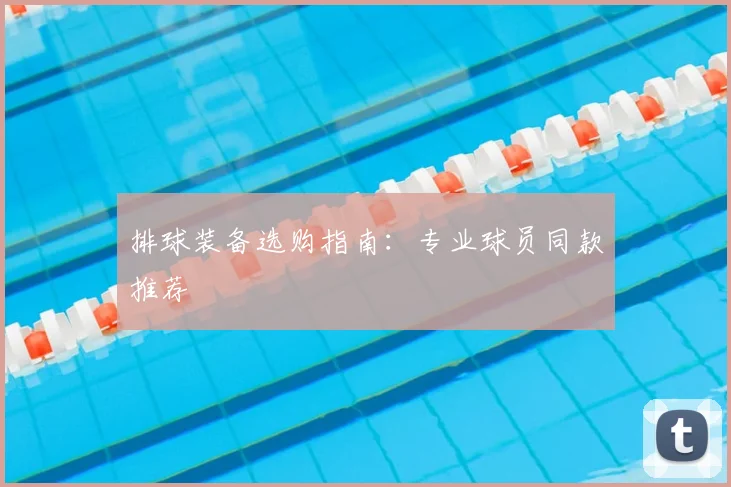 排球装备选购指南：专业球员同款推荐